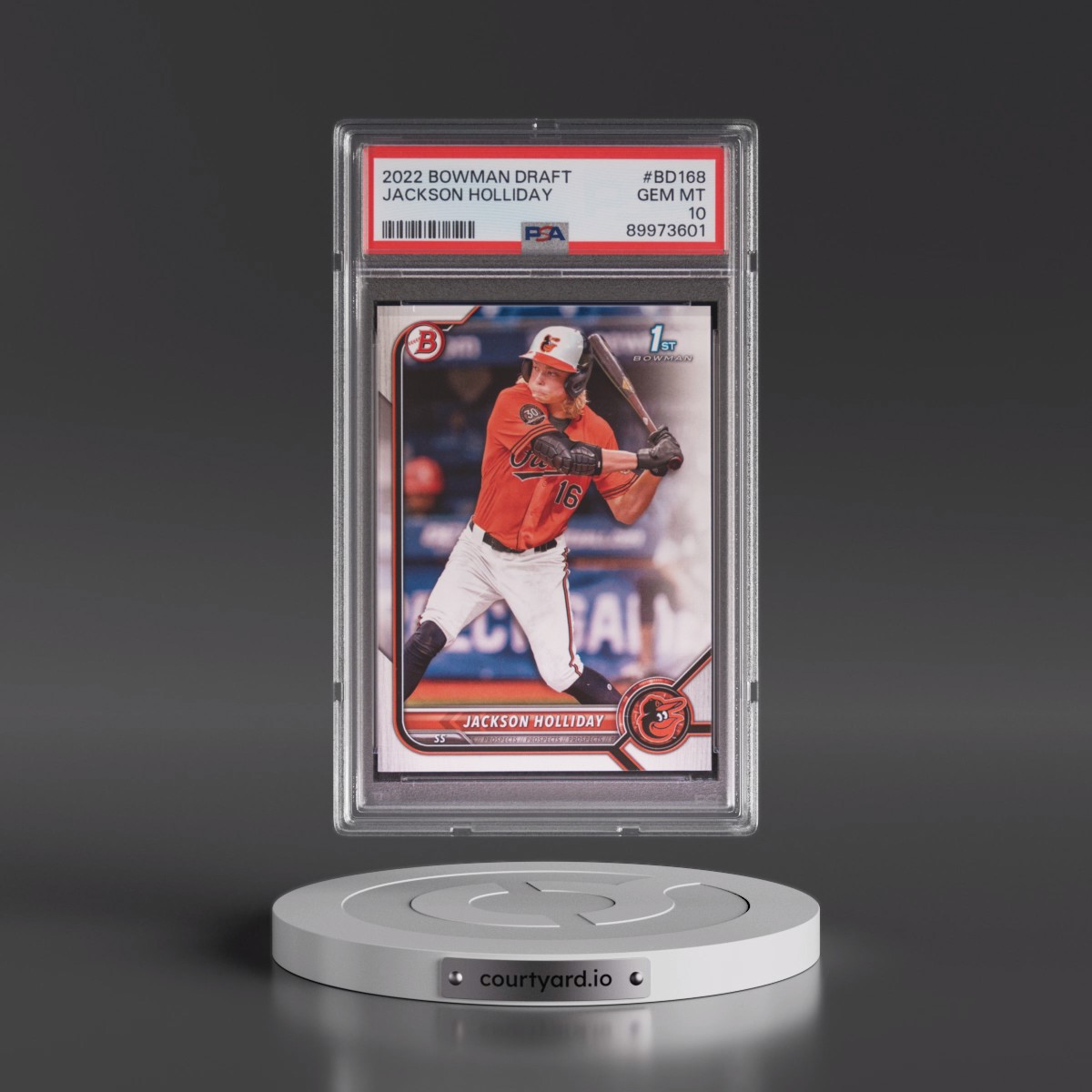 2022 Bowman Draft #BD168 Jackson Holliday (PSA 10 GEM MINT)
