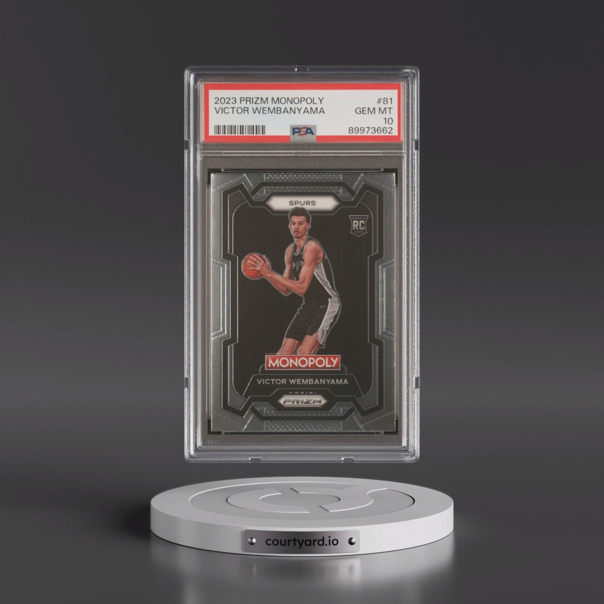 2023 Panini Prizm Monopoly #81 Victor Wembanyama (PSA 10 GEM MINT)