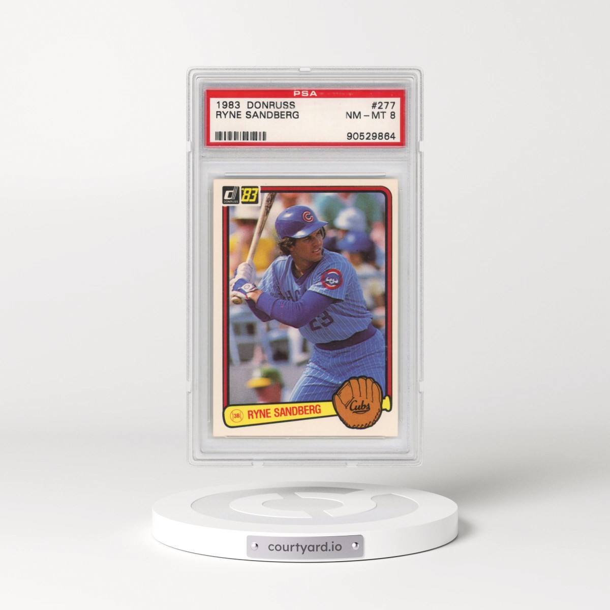 1983 Donruss #277 Ryne Sandberg (PSA 8 NM-MT)