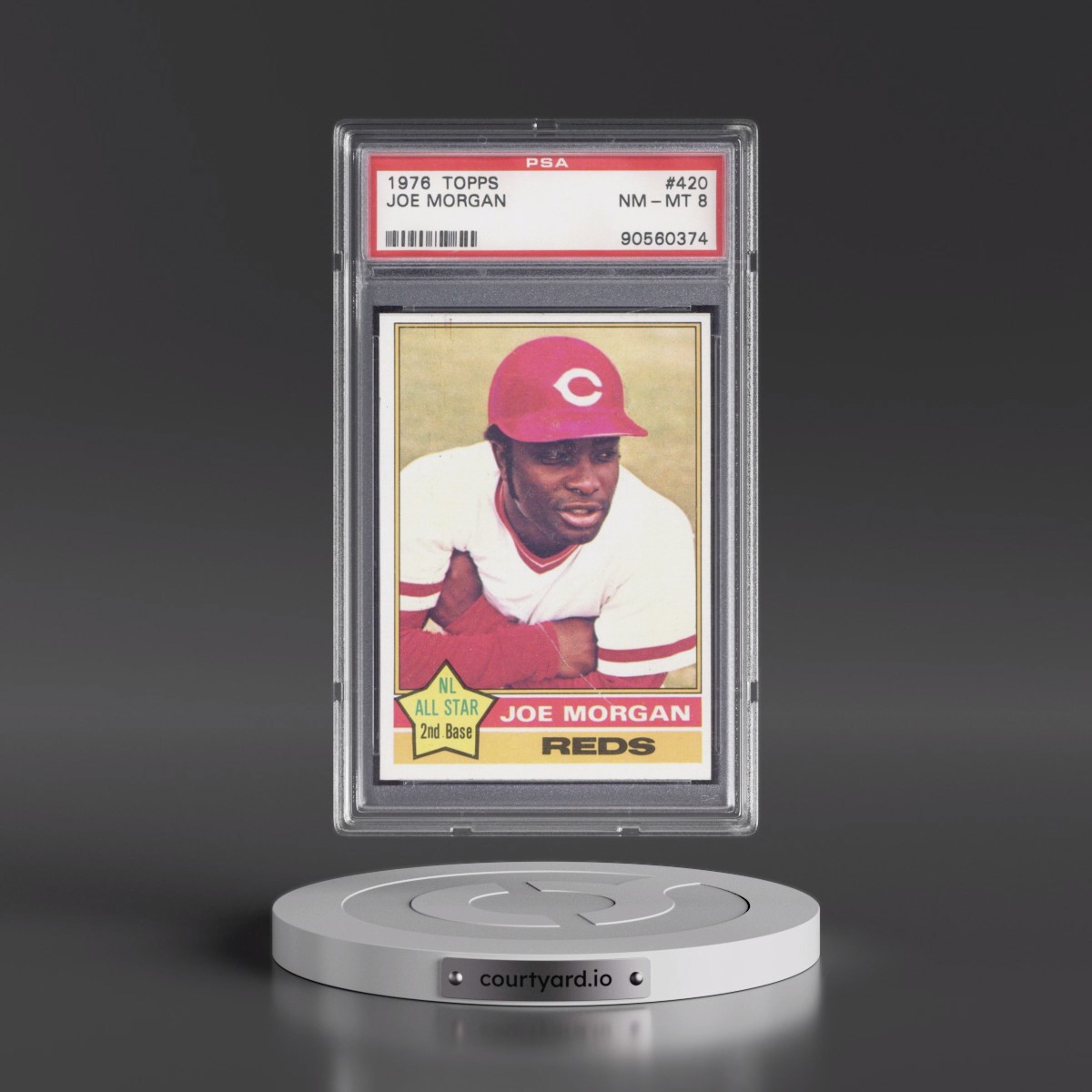1976 Topps #420 Joe Morgan (PSA 8 NM-MT)