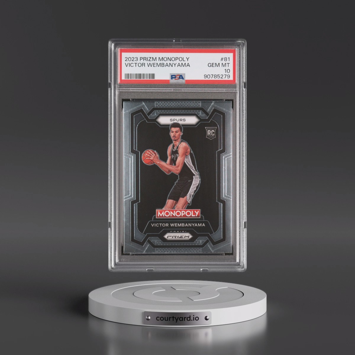 2023 Panini Prizm Monopoly #81 Victor Wembanyama (PSA 10 GEM MINT)