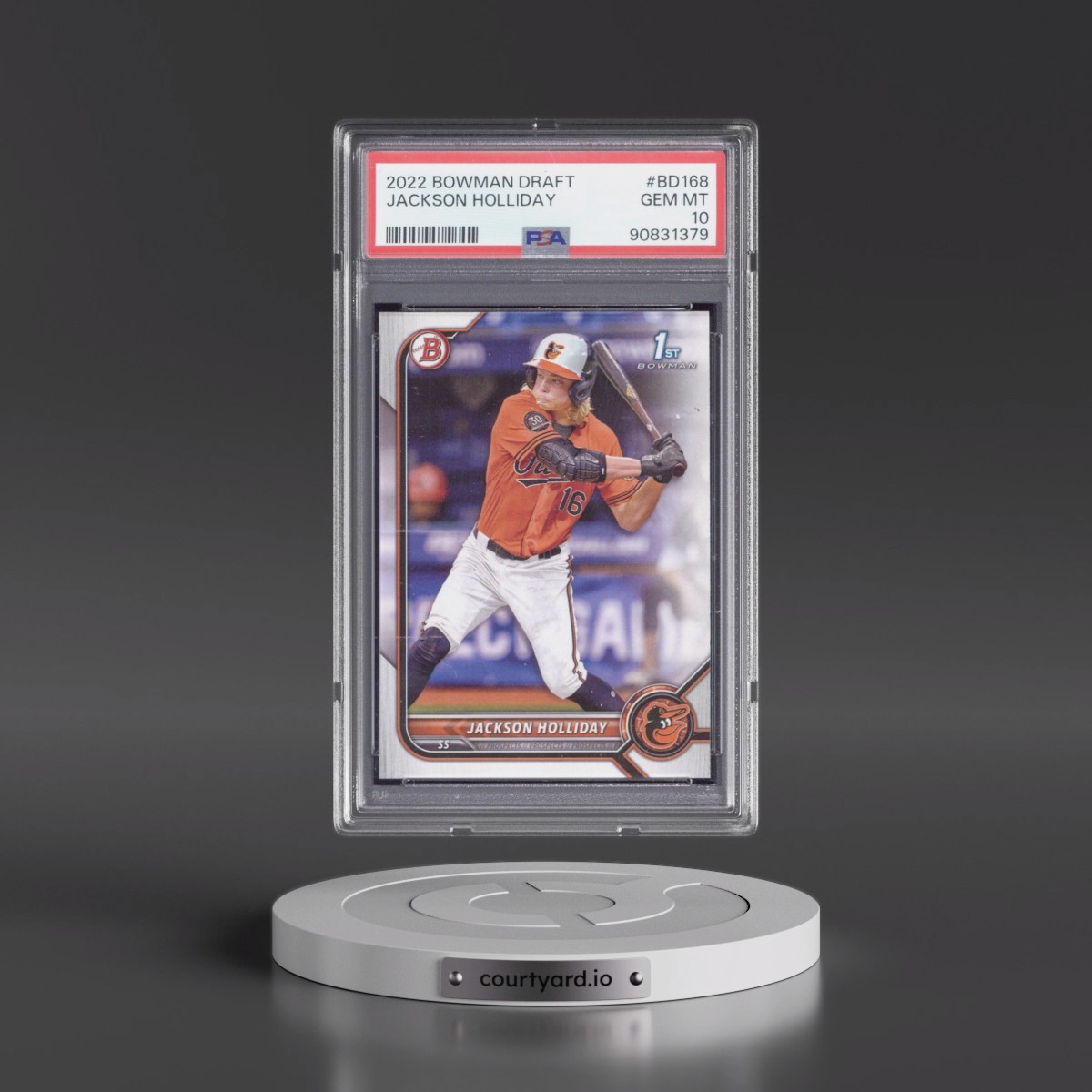2022 Bowman Draft #BD168 Jackson Holliday (PSA 10 GEM MINT)