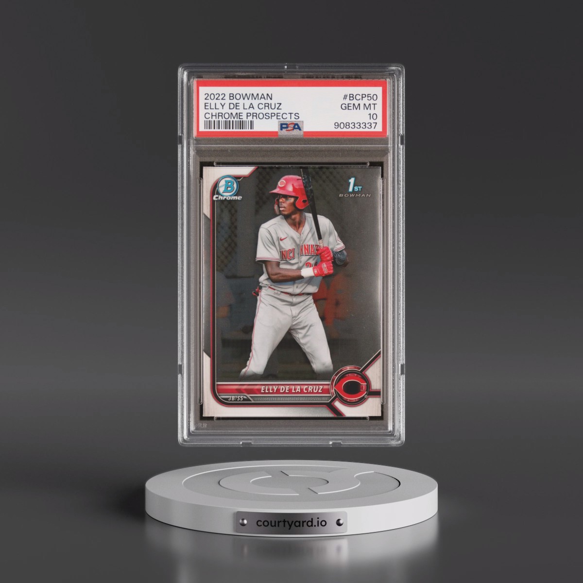 2022 Bowman Chrome Prospects #BCP50 Elly de La Cruz (PSA 10 GEM MINT)