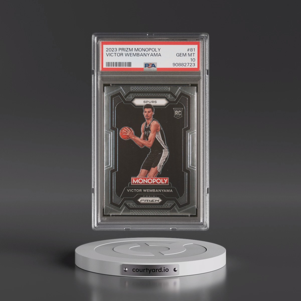 2023 Panini Prizm Monopoly #81 Victor Wembanyama (PSA 10 GEM MINT)