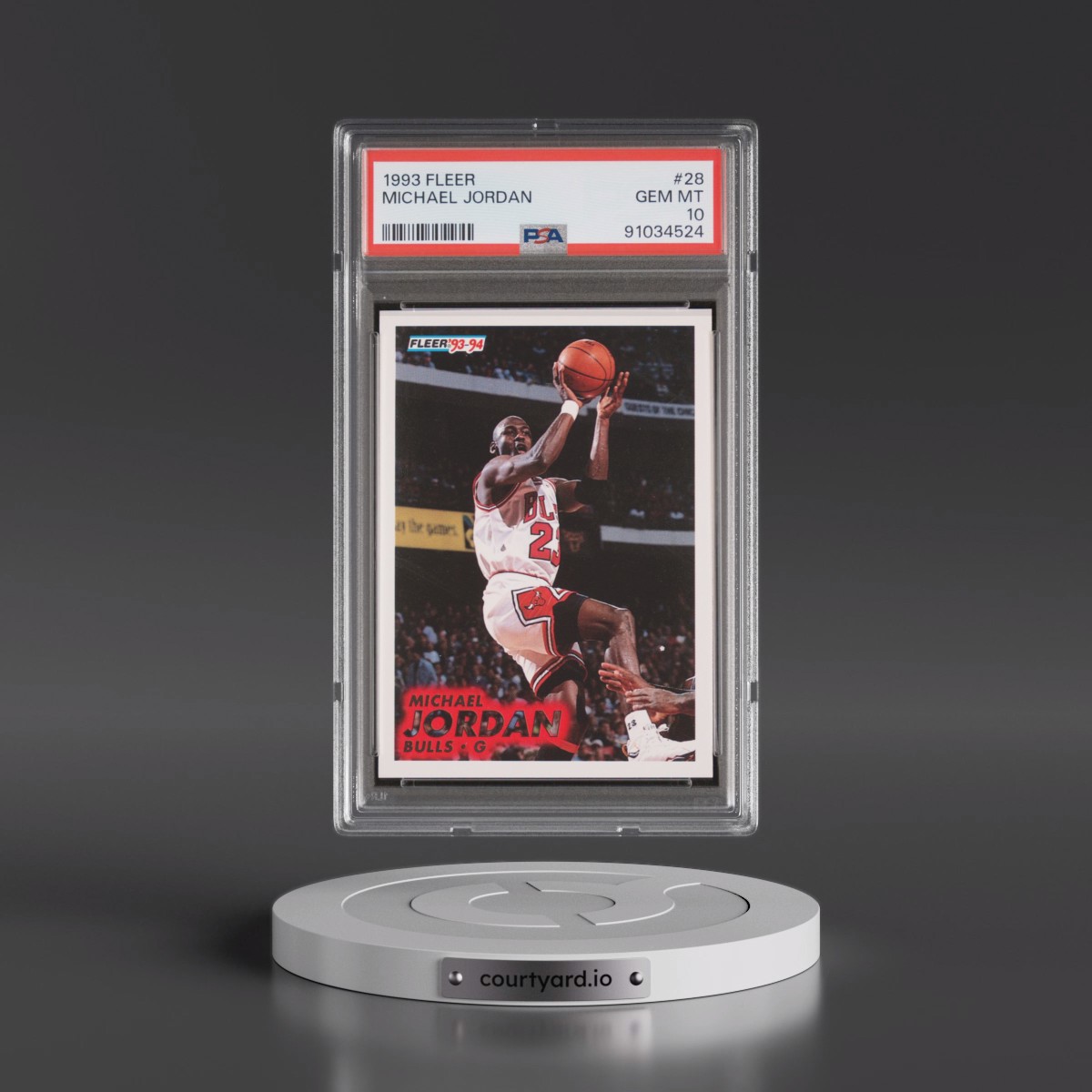1993 Fleer #28 Michael Jordan (PSA 10 GEM MINT)