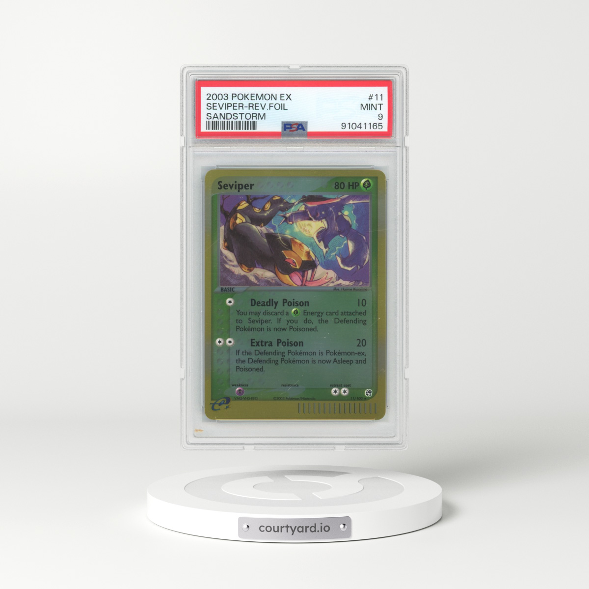 2003 EX Sandstorm #11 Seviper (PSA 9 MINT)