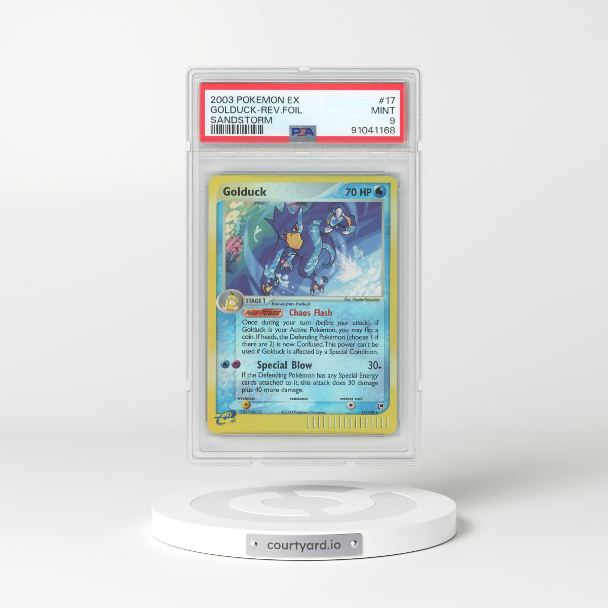 2003 EX Sandstorm #17 Golduck (PSA 9 MINT)