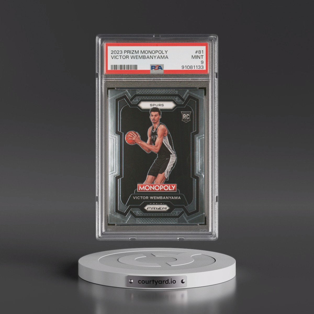 2023 Panini Prizm Monopoly #81 Victor Wembanyama (PSA 9 MINT)