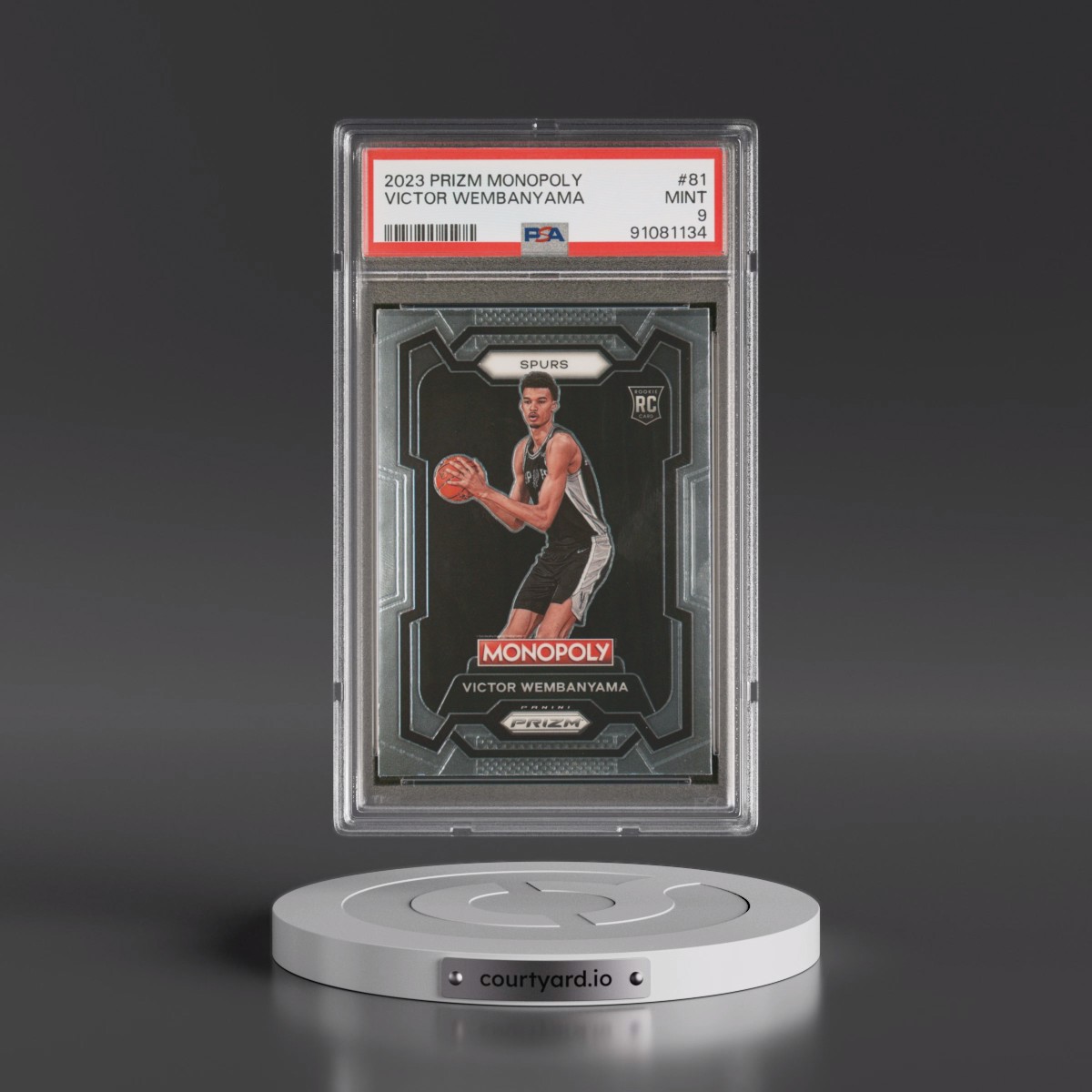 2023 Panini Prizm Monopoly #81 Victor Wembanyama (PSA 9 MINT)
