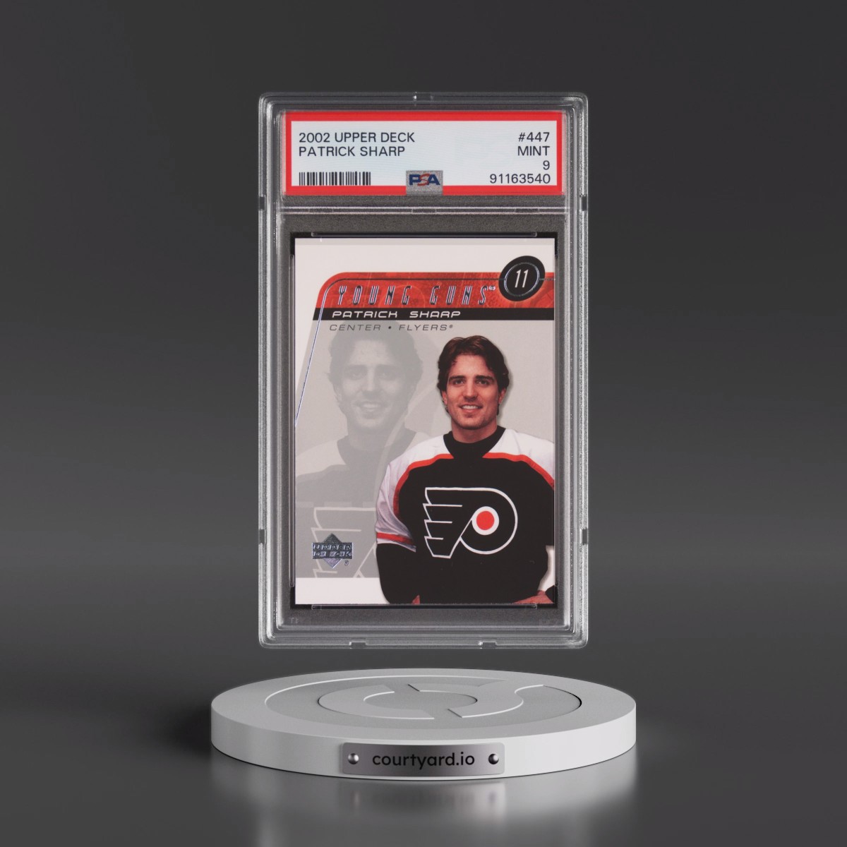 2002 Upper Deck Patrick Sharp #447 PSA 9
