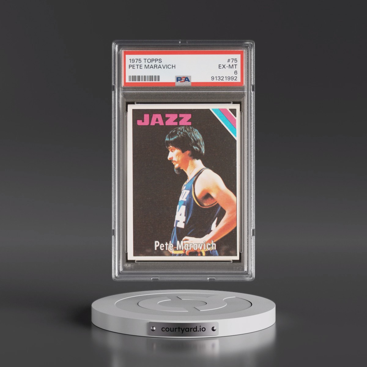1975 Topps #75 Pete Maravich (PSA 6 EX-MT)