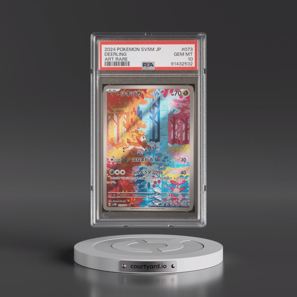 2024 Pokémon Sv5m-Cyber Judge #073 Deerling - Art Rare (PSA 10 GEM MINT)