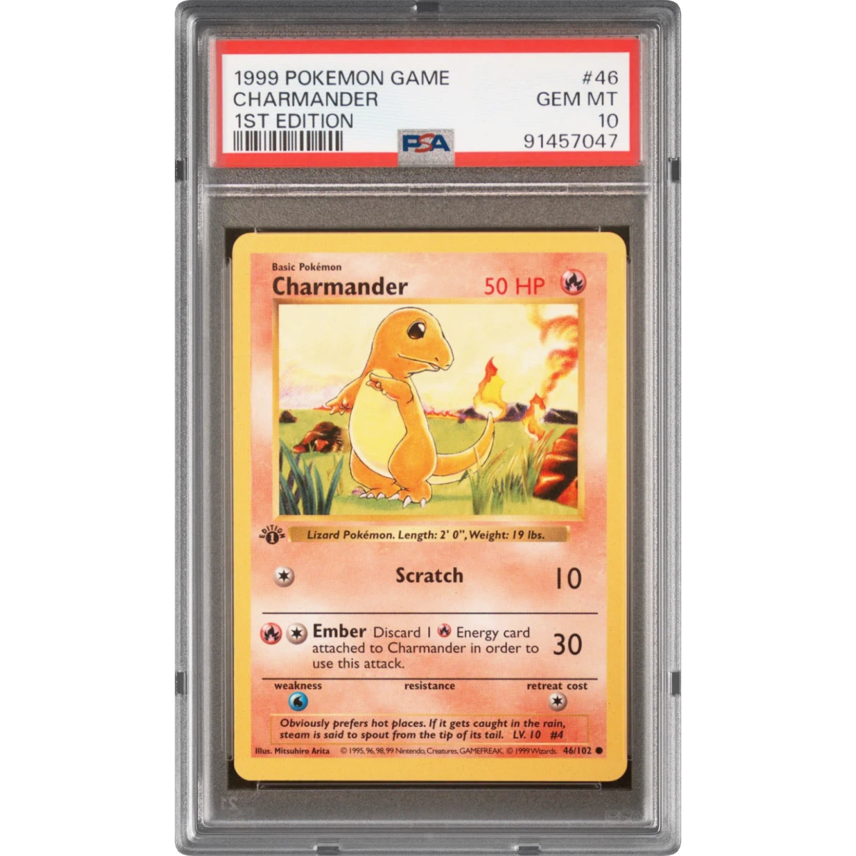 Charmander card artwork