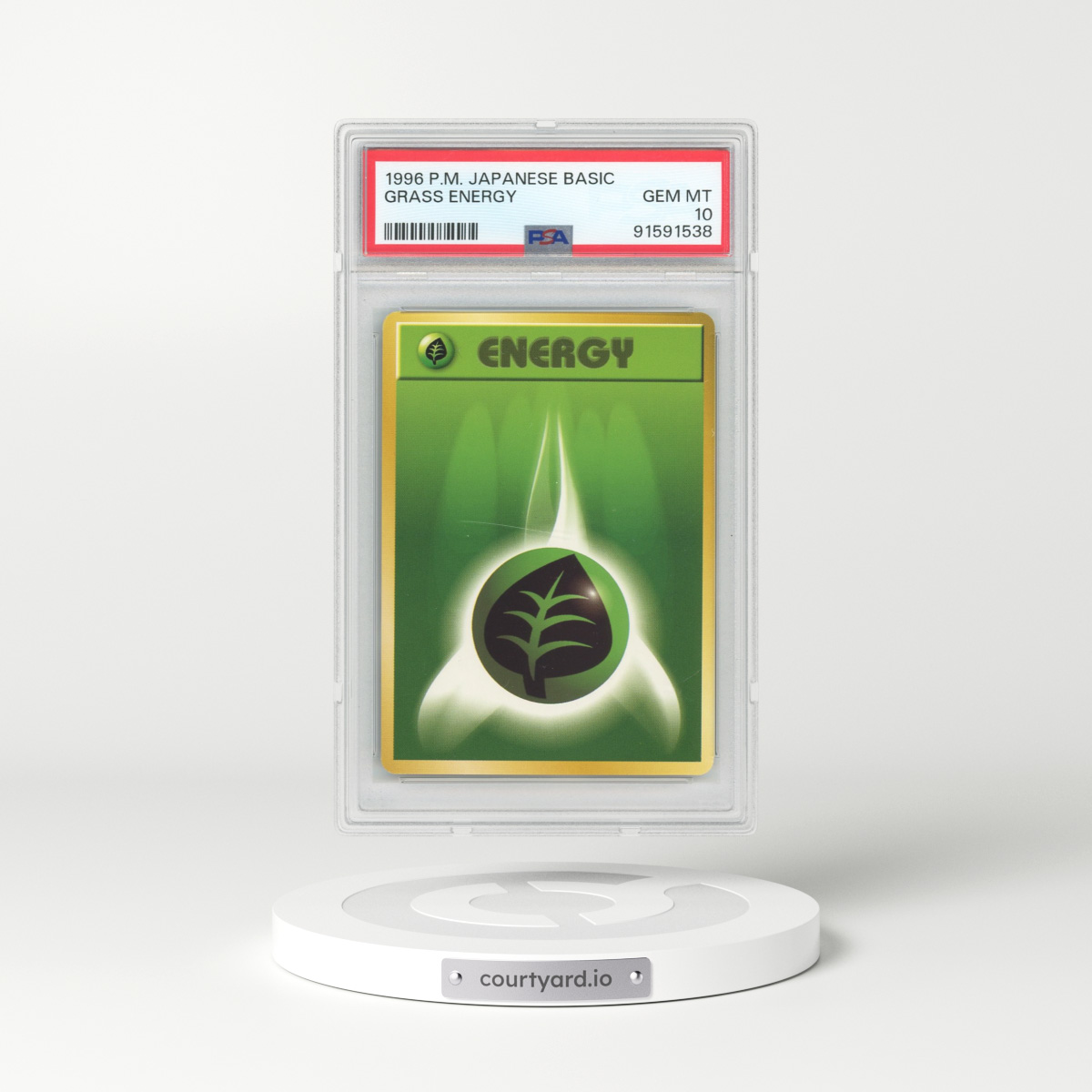 1996 Japanese Base Set Grass Energy (PSA 10 GEM MINT)