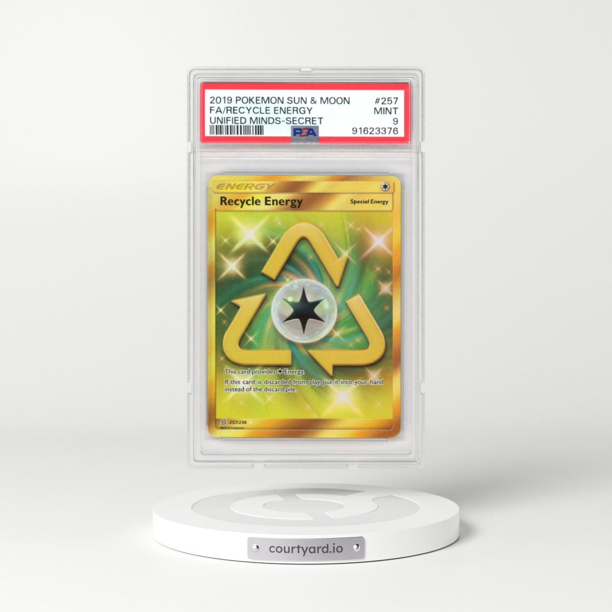 2019 Unified Minds #257 Recycle Energy (PSA 9 MINT)