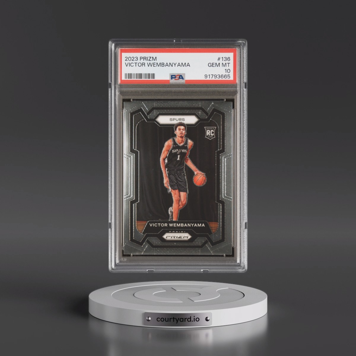 2023 Panini Prizm #136 Victor Wembanyama (PSA 10 GEM MINT)