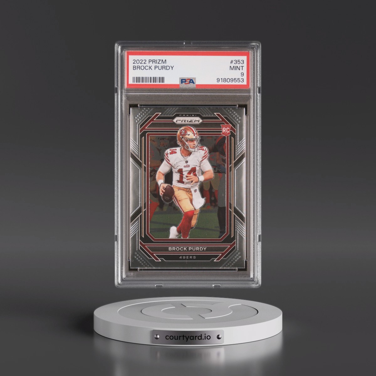 2022 Panini Prizm #353 Brock Purdy (PSA 9 MINT)