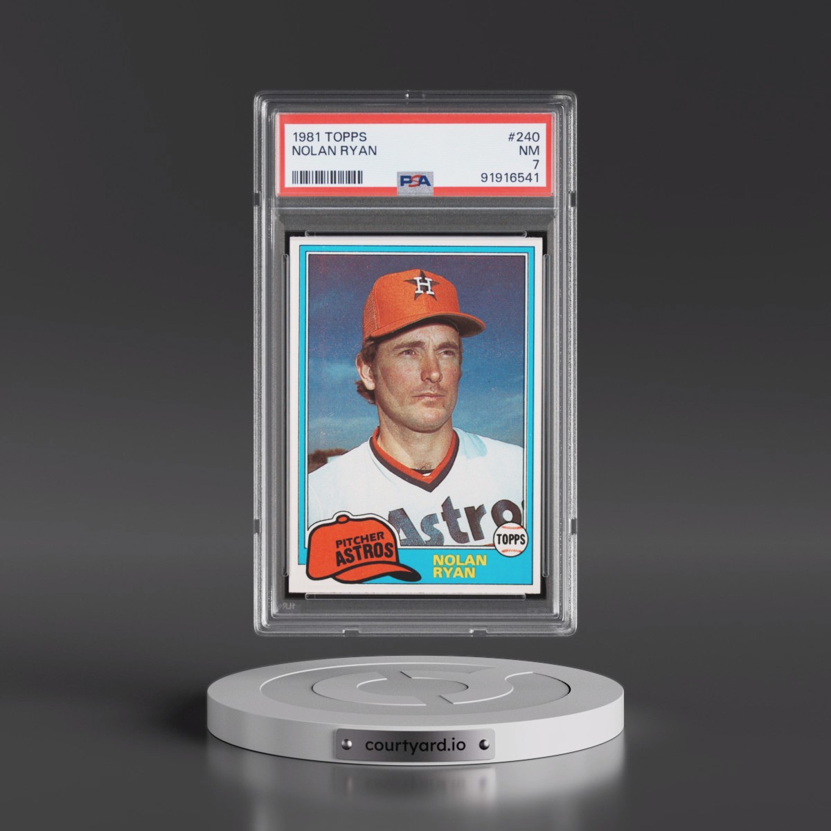 1981 Topps #240 Nolan Ryan (PSA 7 NM)