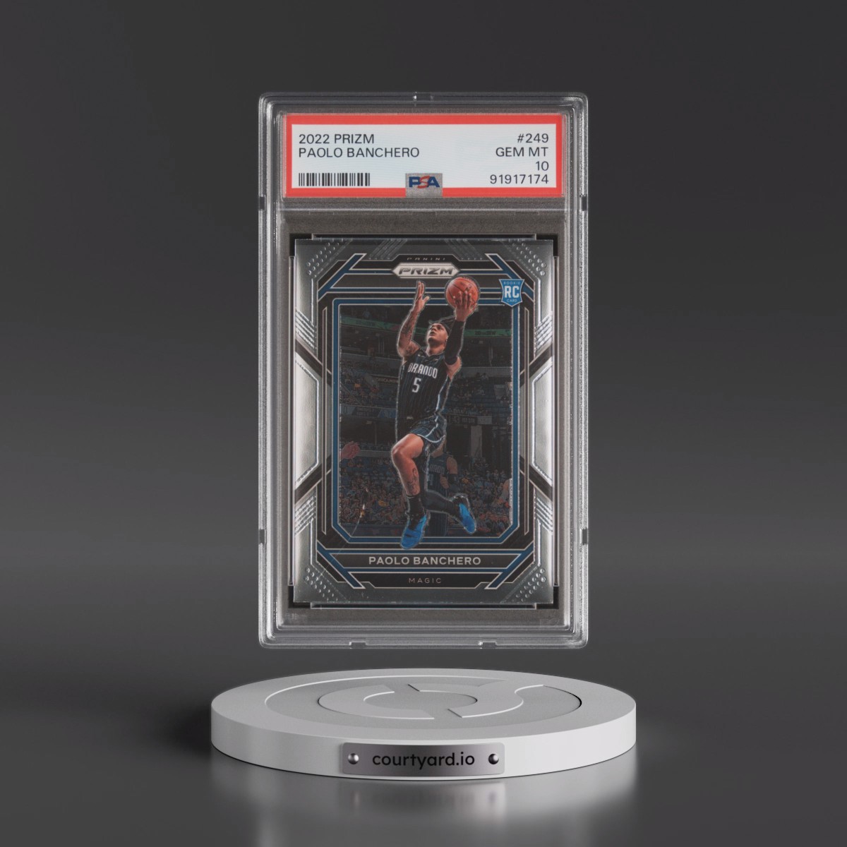 2022 Panini Prizm #249 Paolo Banchero (PSA 10 GEM MINT)