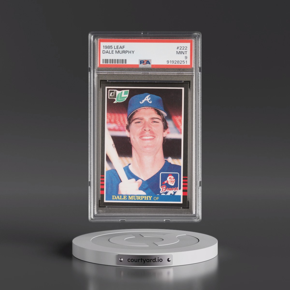 1985 Leaf Dale Murphy #222 PSA 9