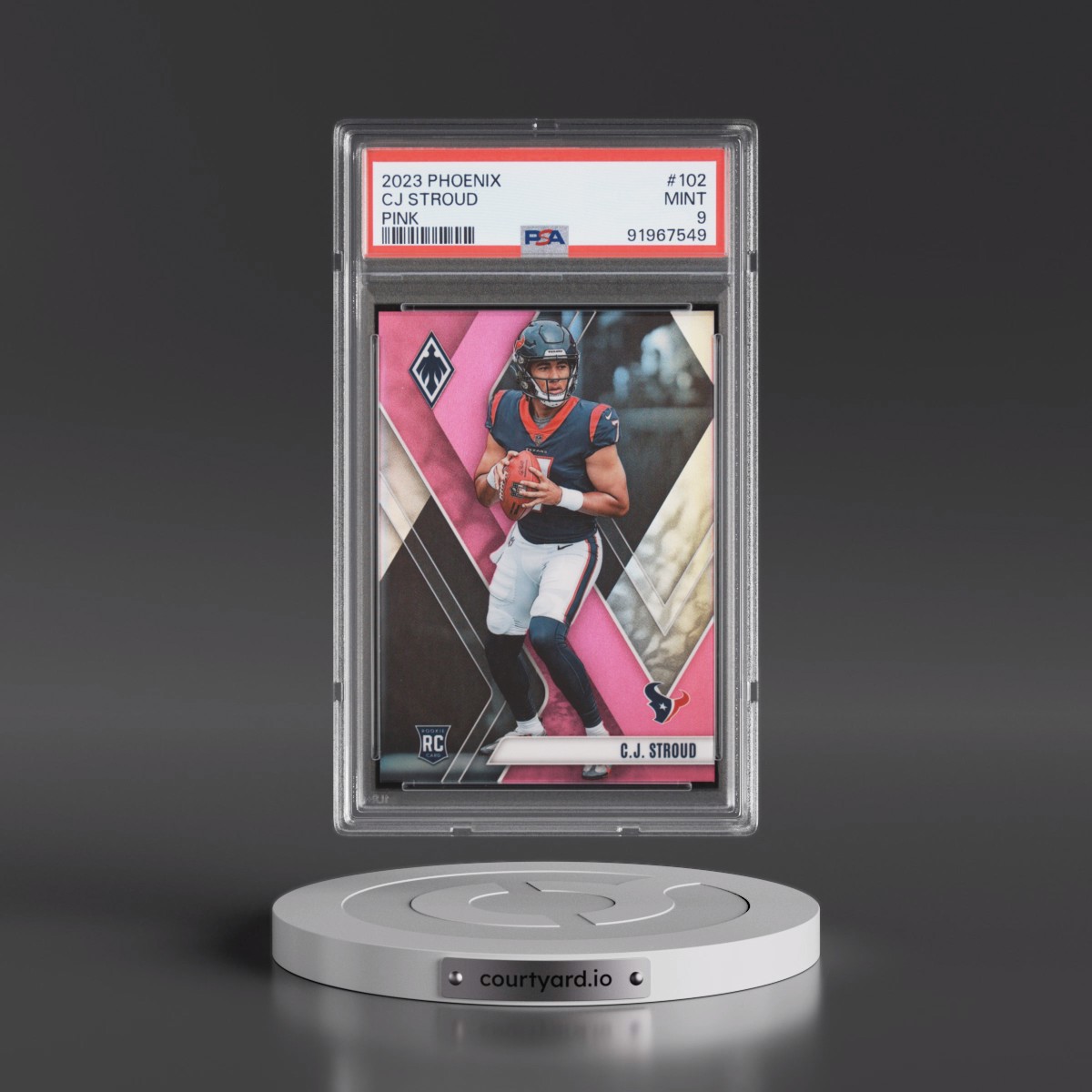 2023 Panini Phoenix #102 CJ Stroud - Pink (PSA 9 MINT)