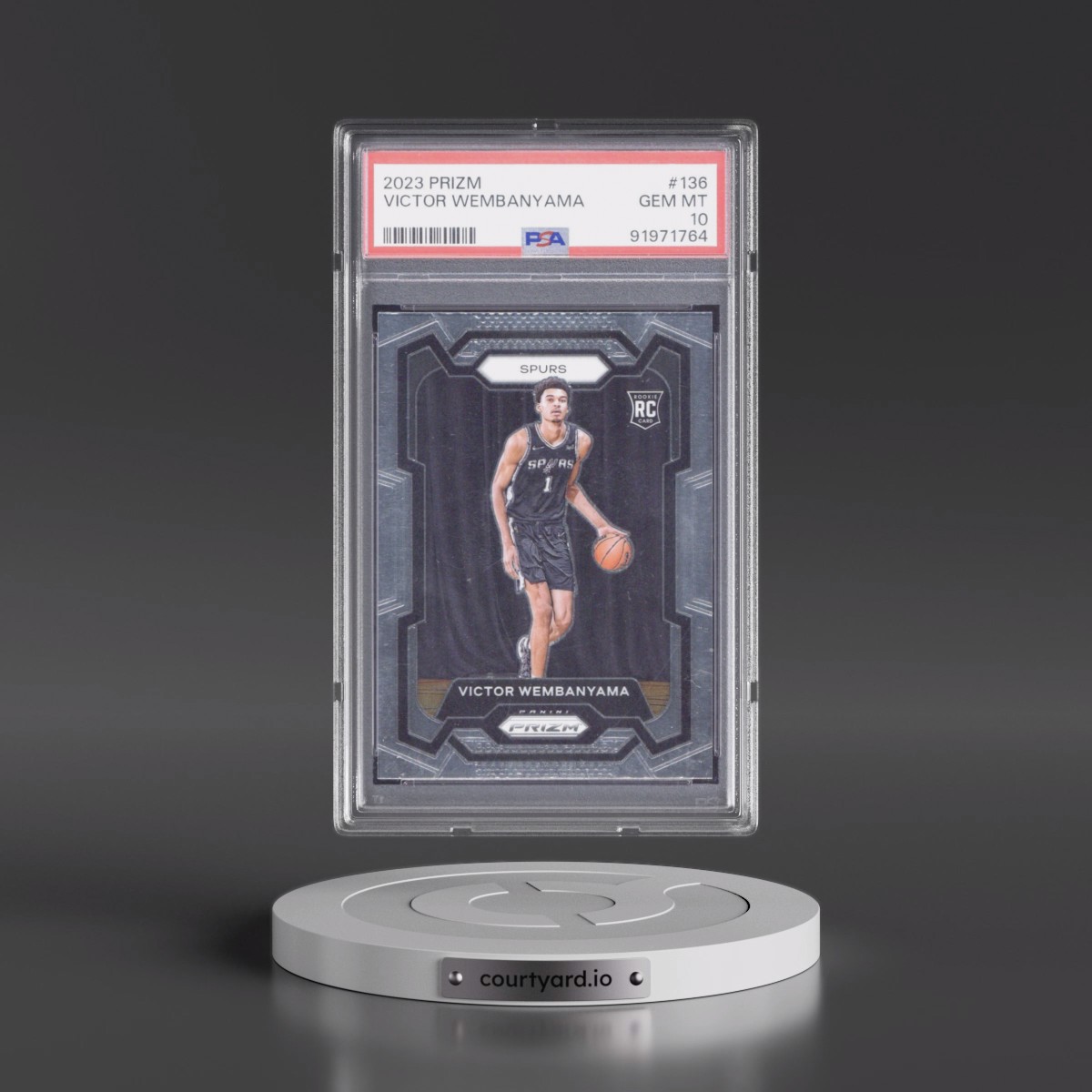 2023 Panini Prizm #136 Victor Wembanyama (PSA 10 GEM MINT)