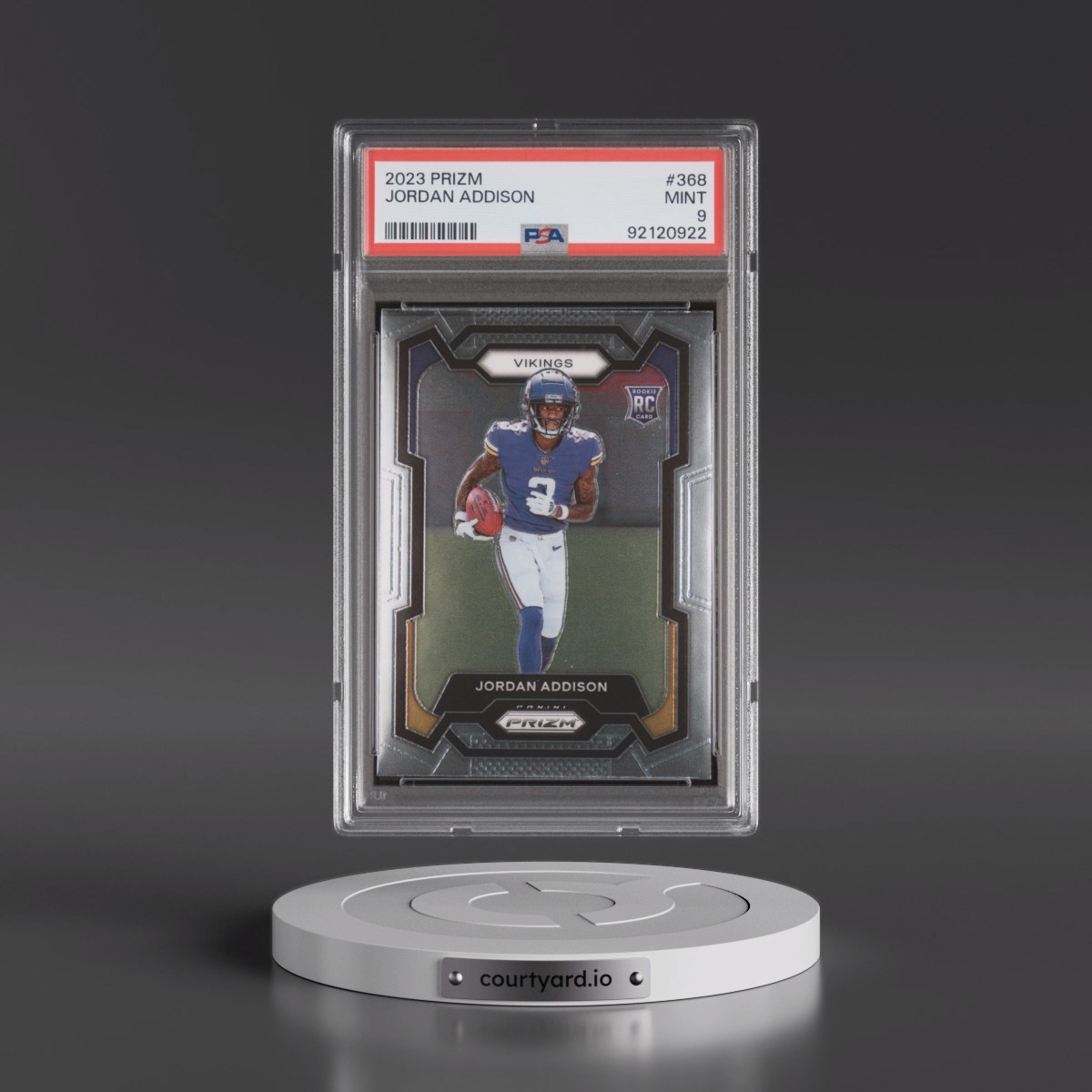 2023 Panini Prizm Jordan Addison #368 PSA 9