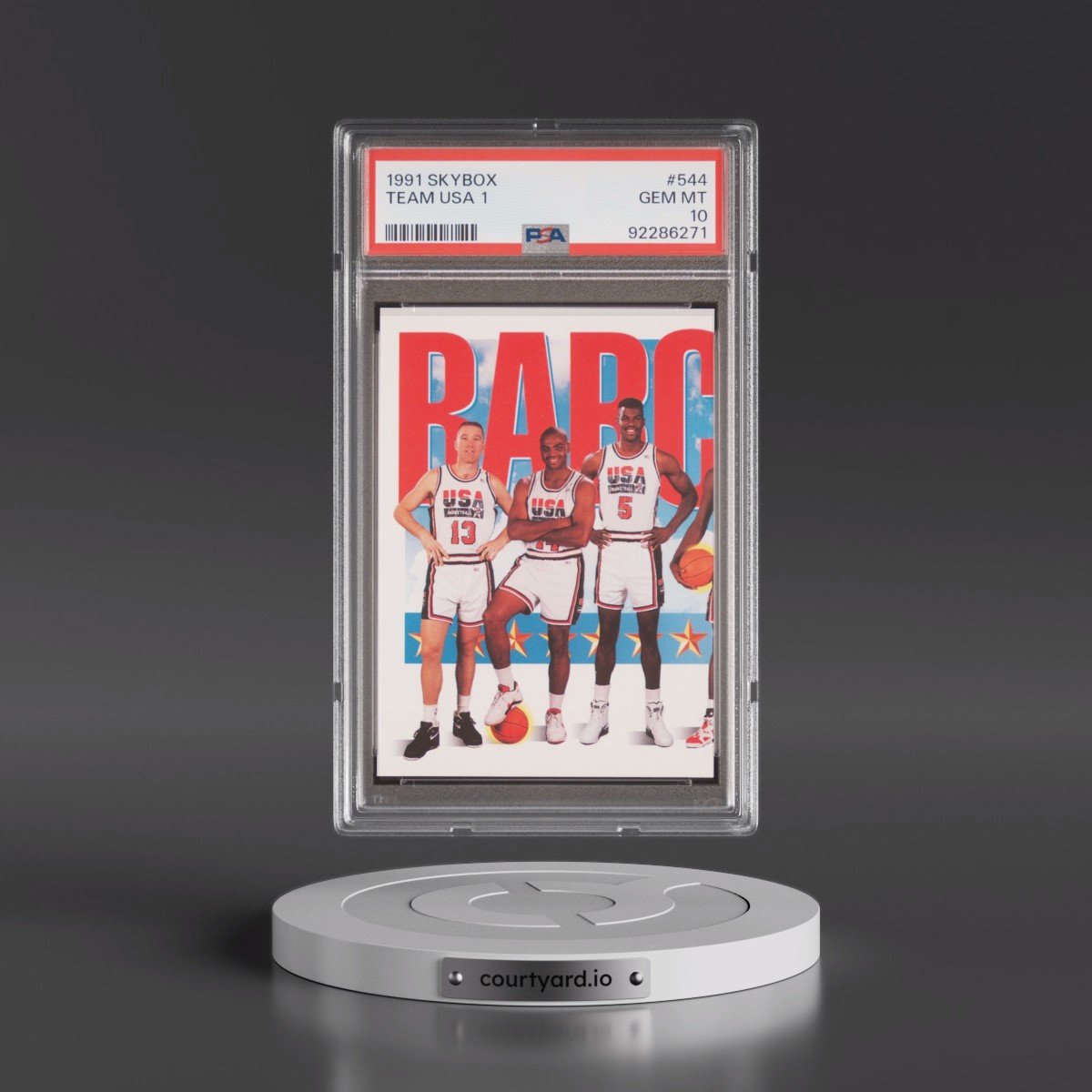 1991 Skybox #544 Team USA 1 (PSA 10 GEM MINT)