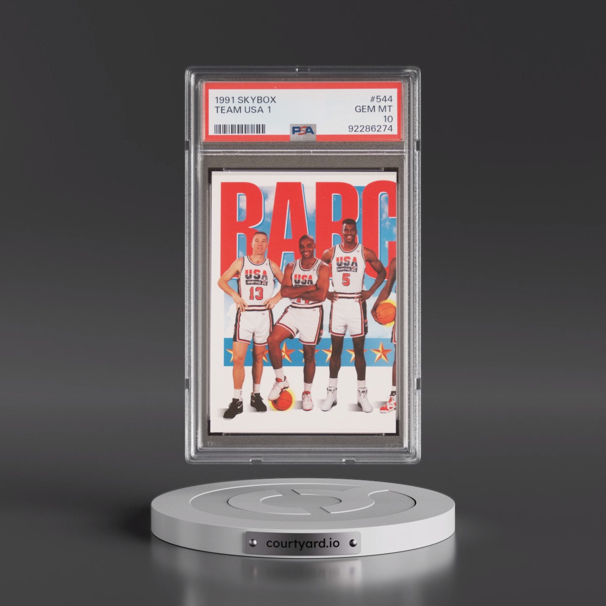 1991 Skybox #544 Team USA 1 (PSA 10 GEM MINT)
