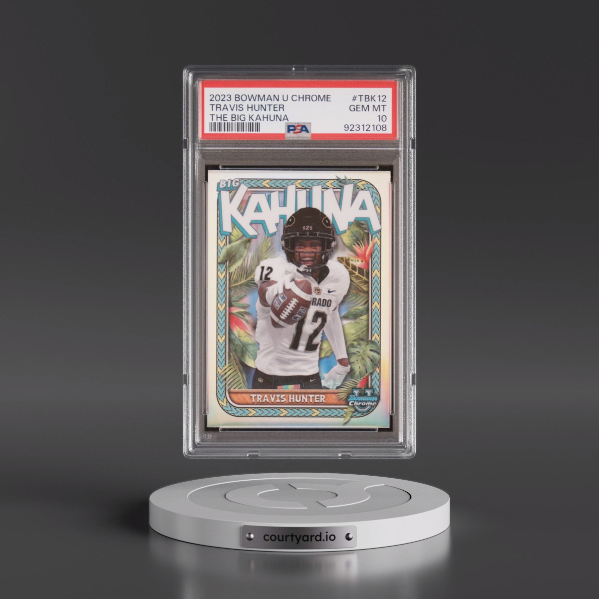 2023 Bowman University Chrome the Big Kahuna #TBK12 Travis Hunter (PSA 10 GEM MINT)