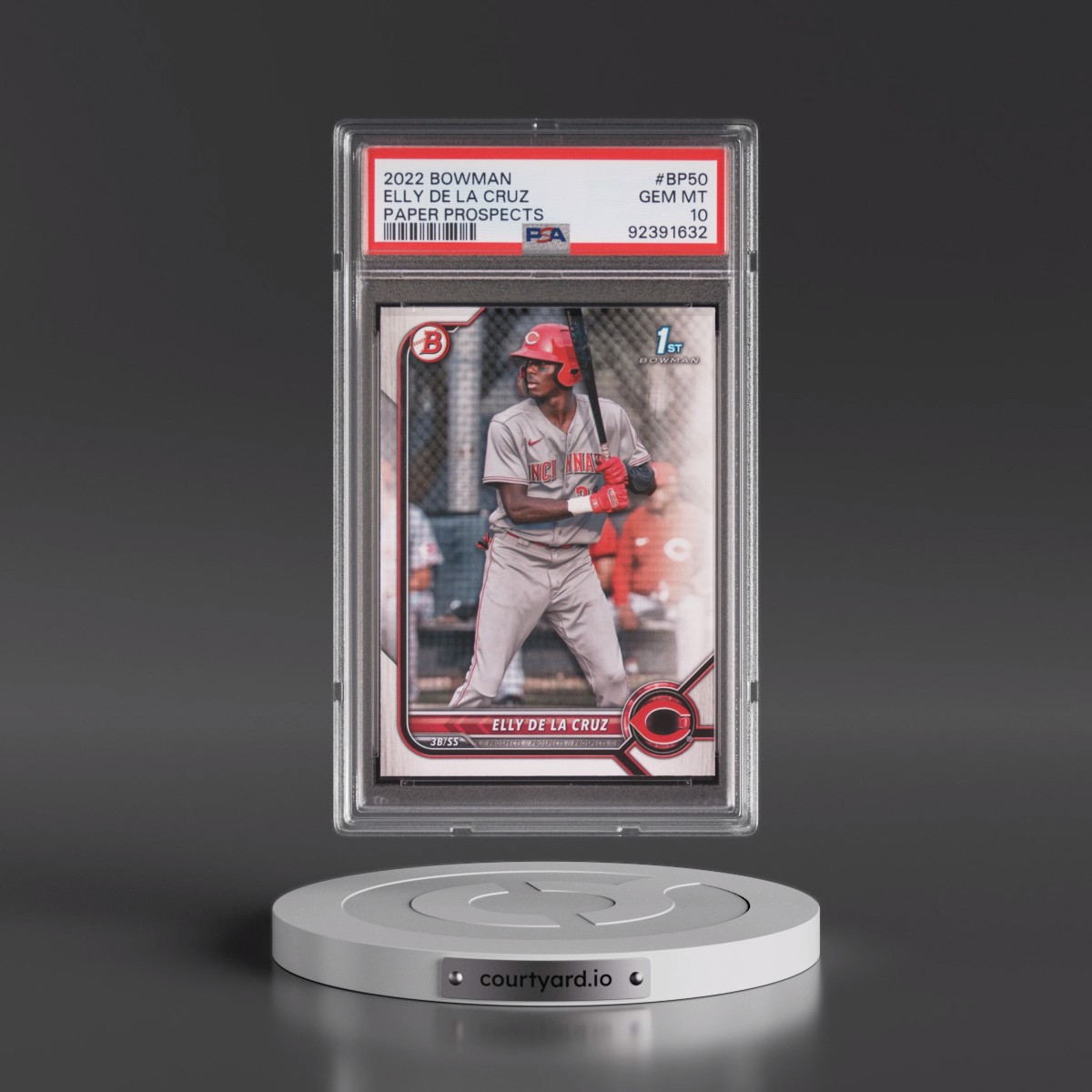 2022 Bowman Paper Prospects #BP50 Elly de La Cruz (PSA 10 GEM MINT)