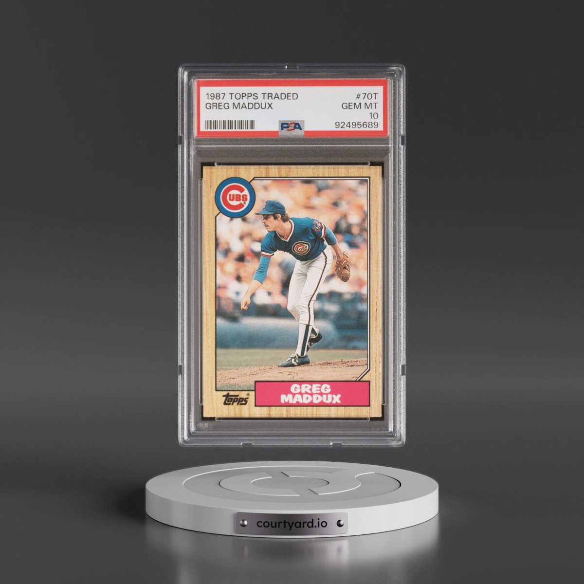 1987 Topps Traded #70T Greg Maddux (PSA 10 GEM MINT)