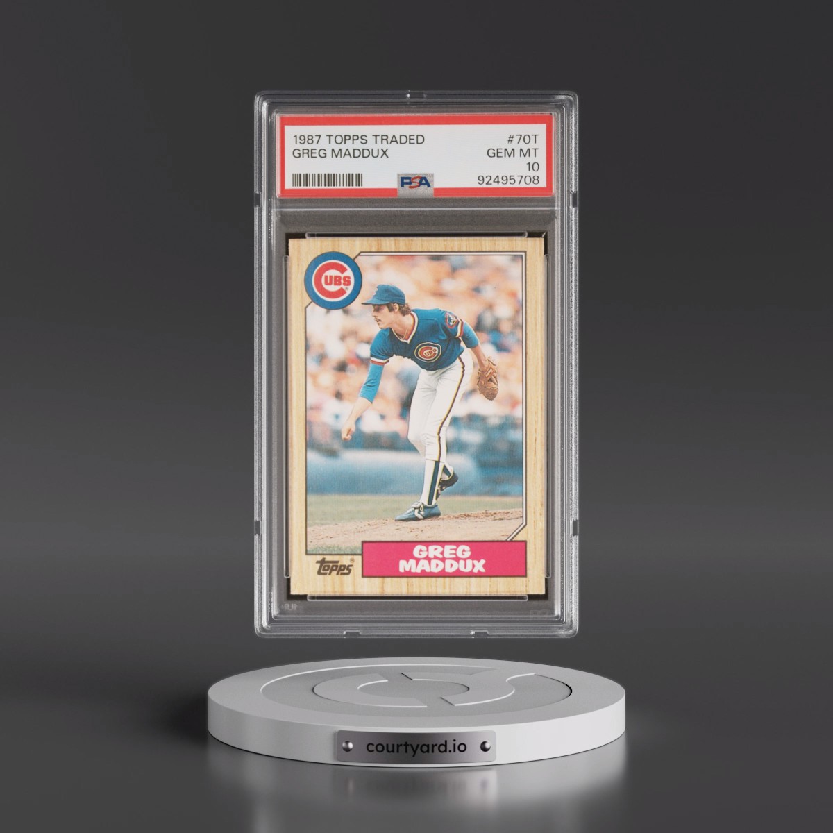 1987 Topps Traded #70T Greg Maddux (PSA 10 GEM MINT)