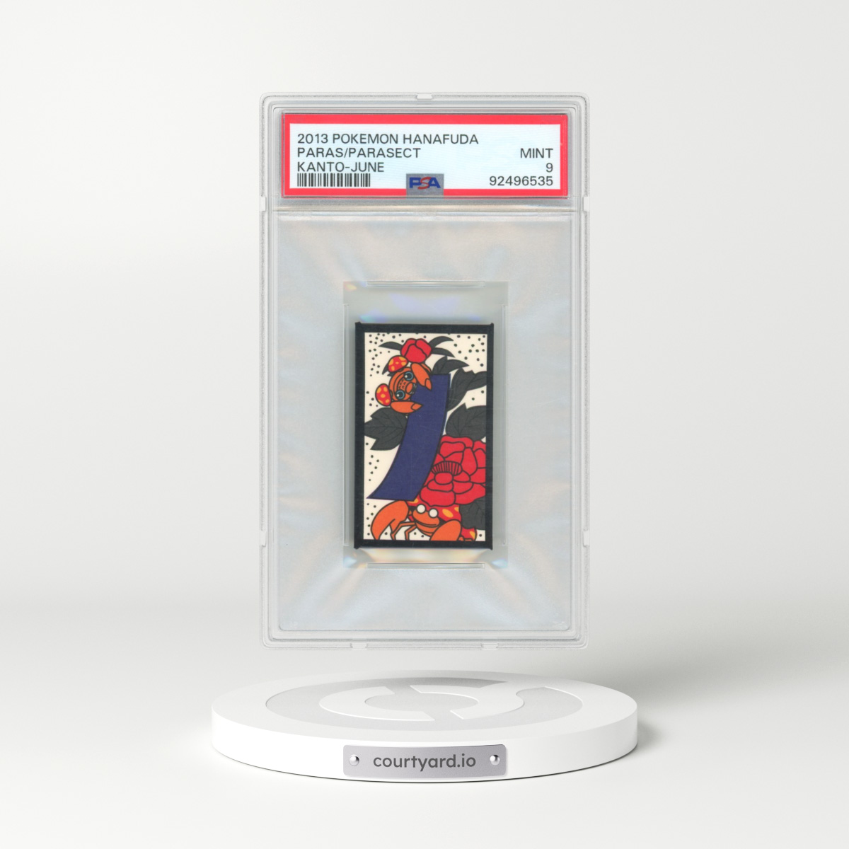 2013 Pokémon Hanafuda Kanto Paras/Parasect - June (PSA 9 MINT)