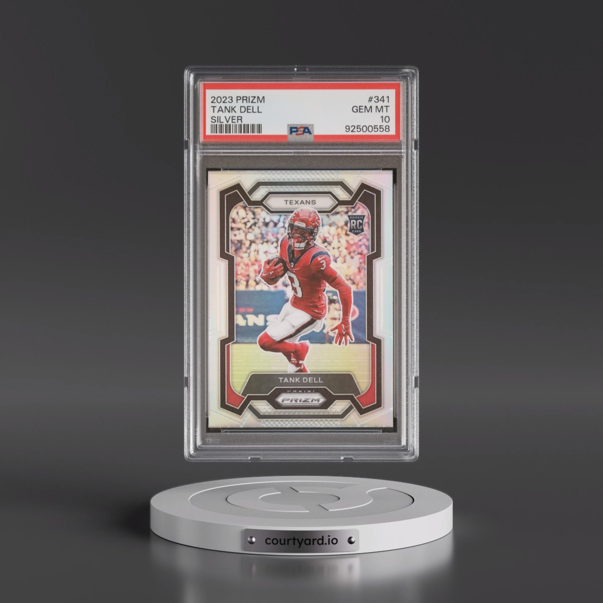 2023 Panini Prizm #341 Tank Dell - Silver Prizm (PSA 10 GEM MINT)