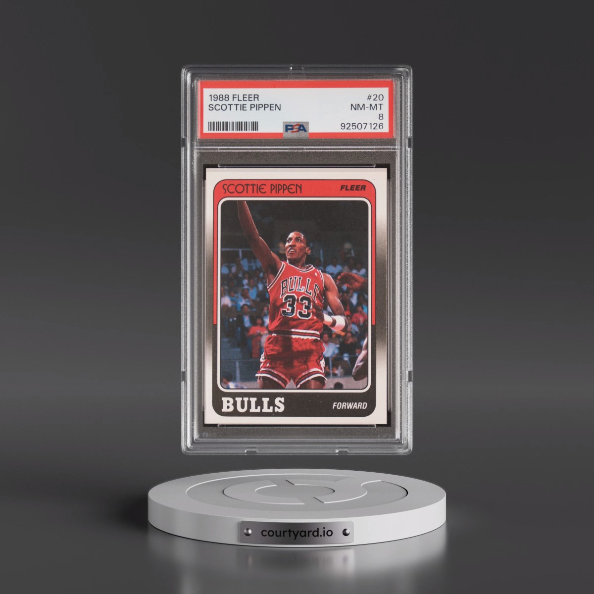 1988 Fleer #20 Scottie Pippen (PSA 8 NM-MT)