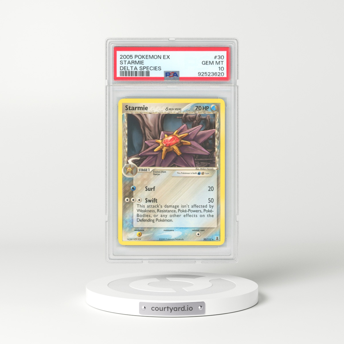 2005 EX Delta Species #30 Starmie (PSA 10 GEM MINT)