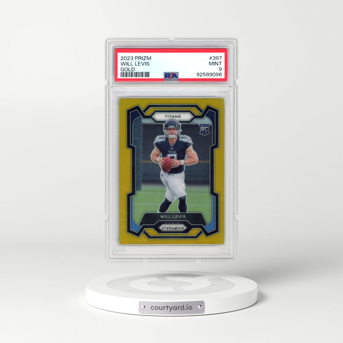 2023 Panini Prizm #397 Will Levis - Gold Prizm (PSA 9 MINT)