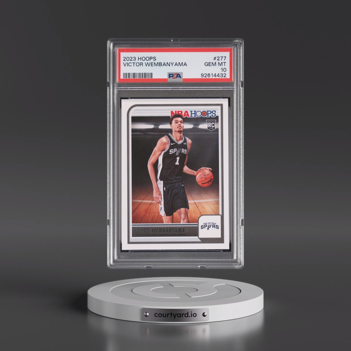 2023 Panini NBA Hoops #277 Victor Wembanyama (PSA 10 GEM MINT)