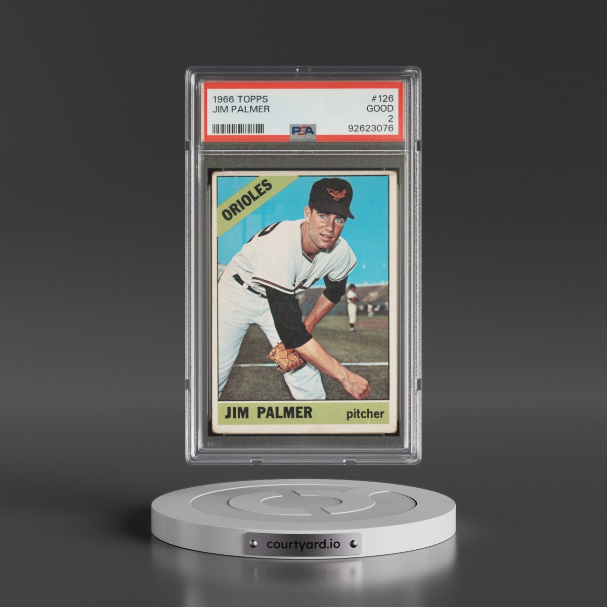 1966 Topps #126 Jim Palmer (PSA 2 GOOD)