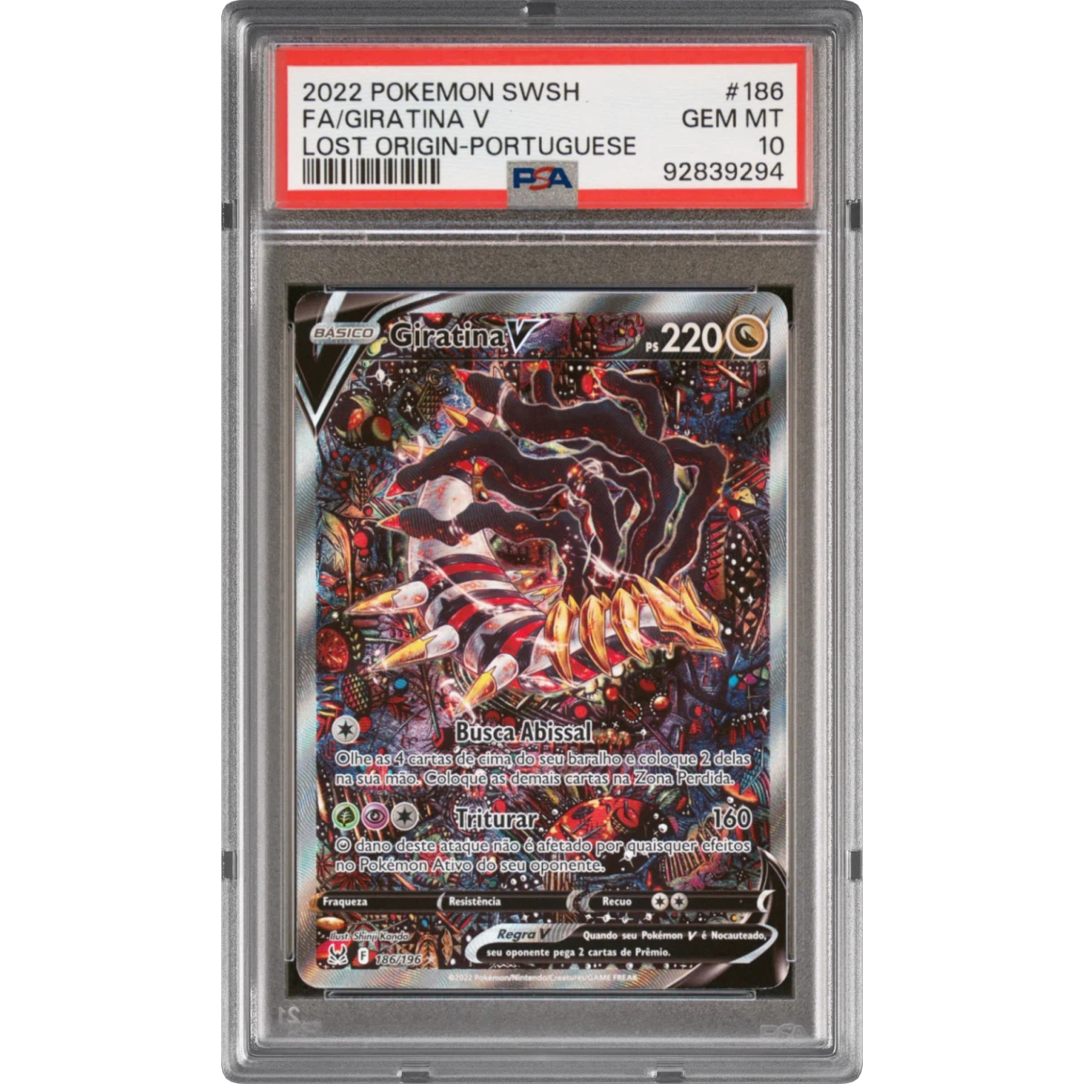 Giratina V card artwork