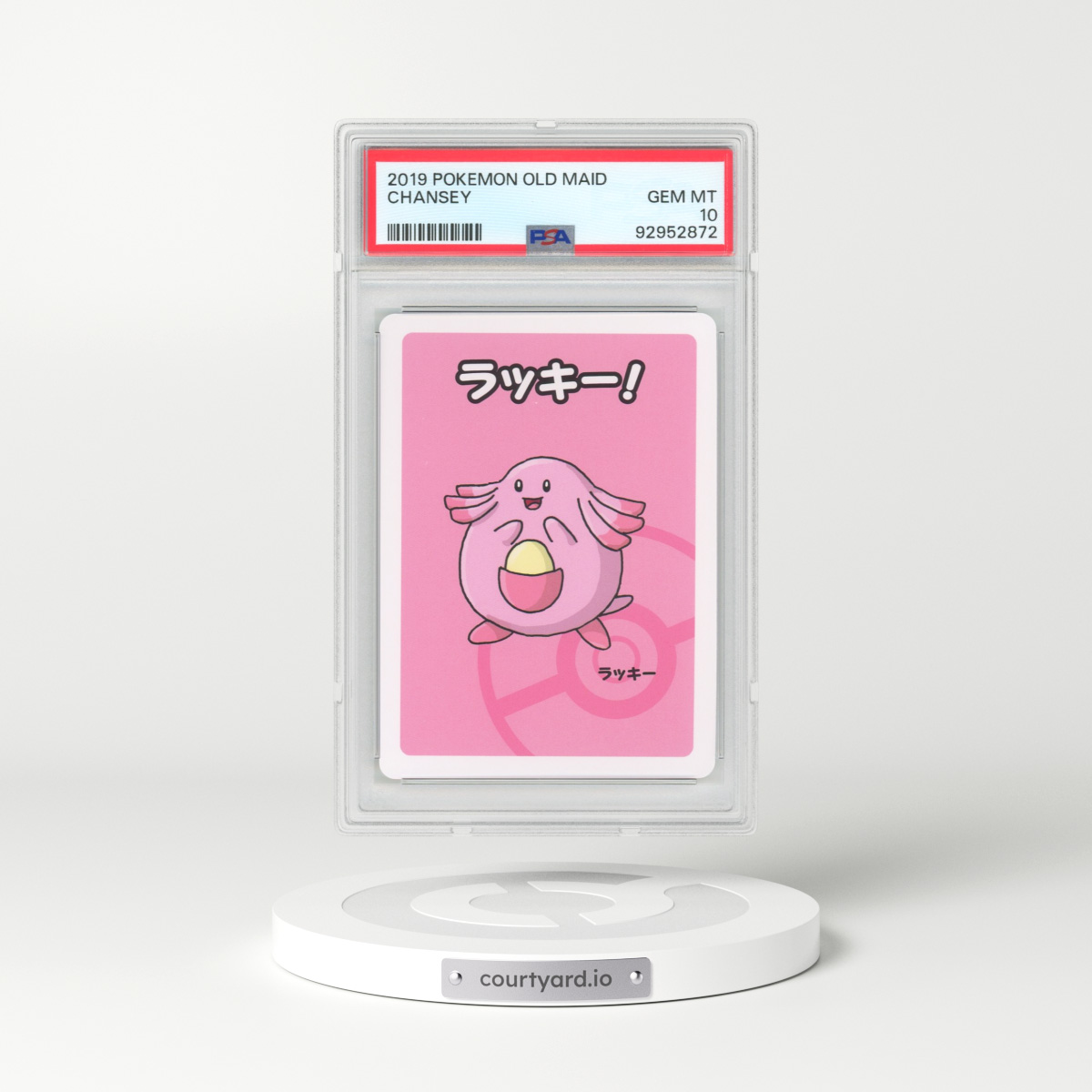 2019 Pokémon Old Maid Chansey (PSA 10 GEM MINT)