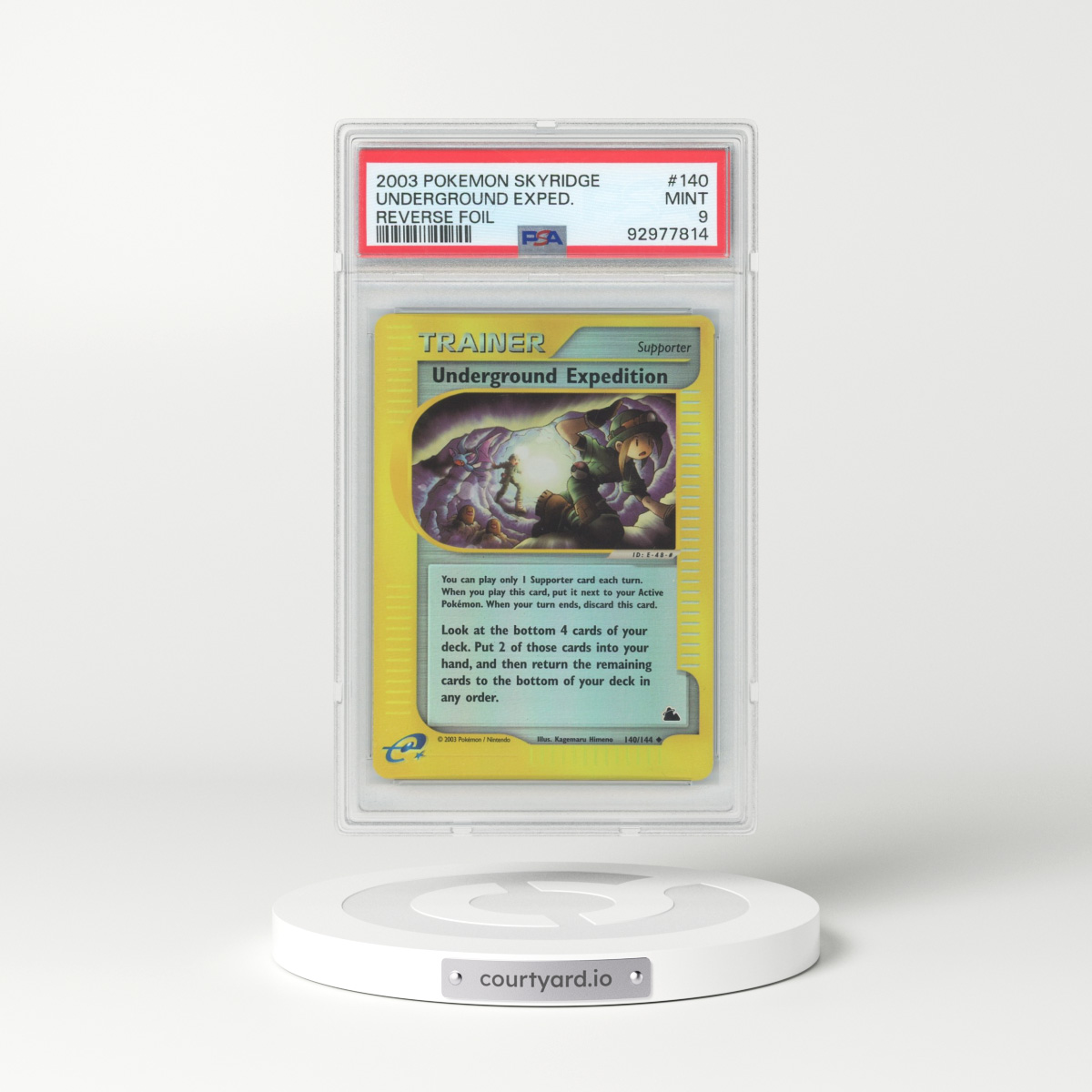 2003 Skyridge #140 Underground Expedition - Holo (PSA 9 MINT)