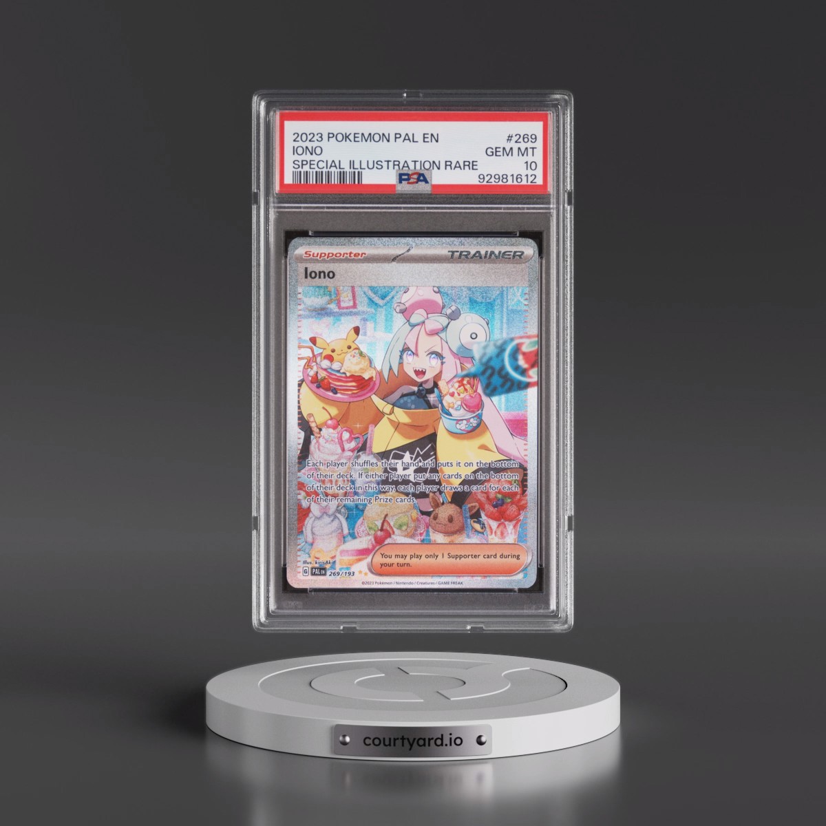 2023 Pokémon Pal EN-Paldea Evolved #269 Iono - Special Illustration Rare (PSA 10 GEM MINT)