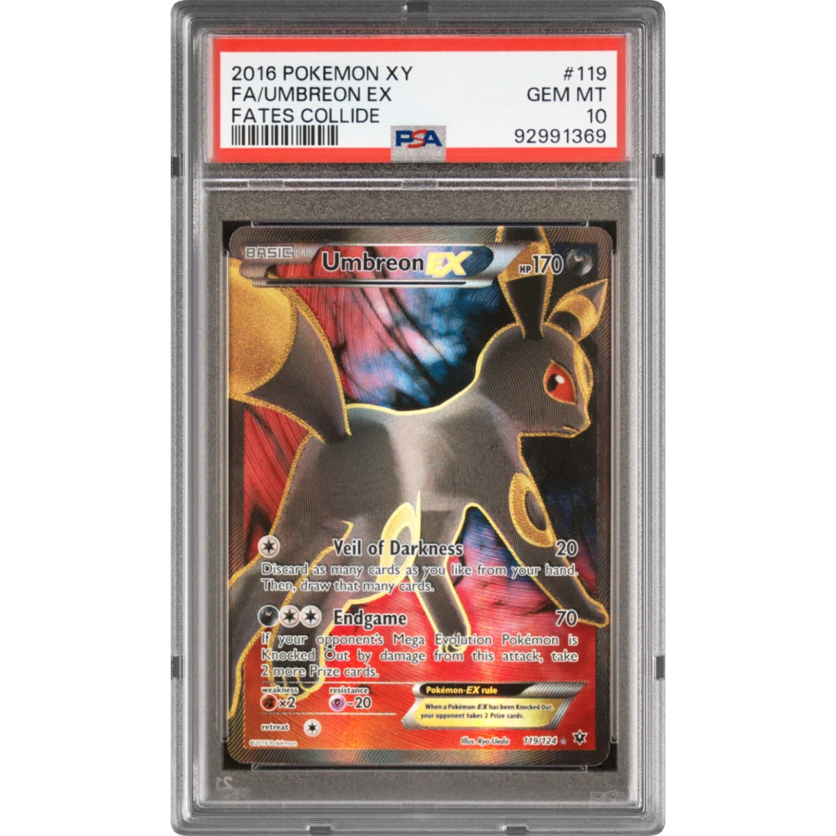 Umbreon EX card artwork