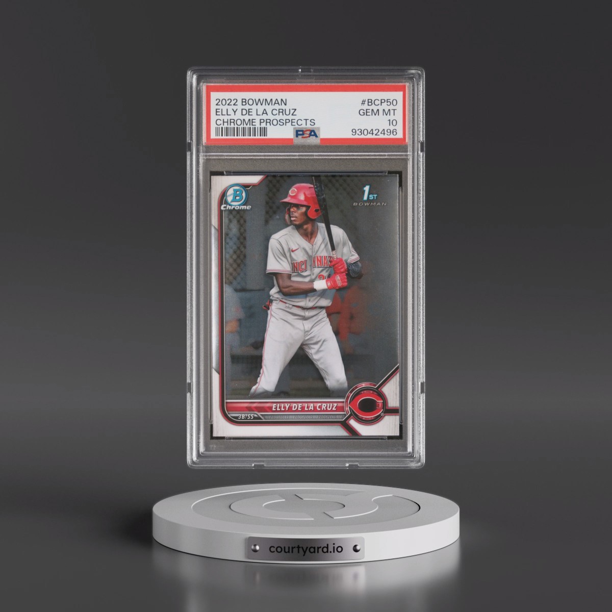 2022 Bowman Chrome Prospects #BCP50 Elly de La Cruz (PSA 10 GEM MINT)