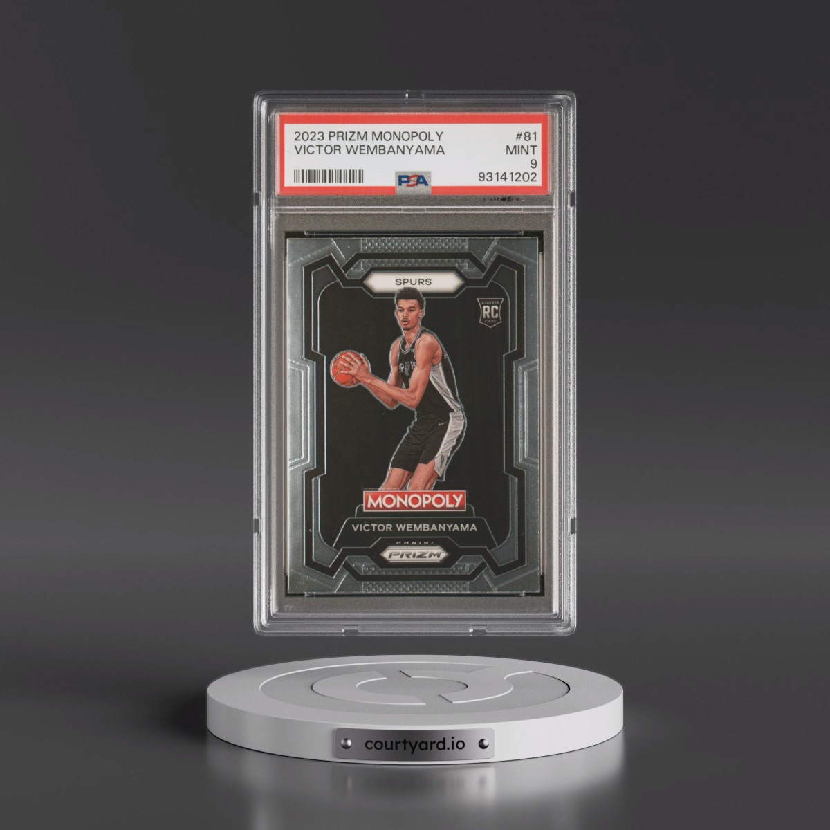 2023 Panini Prizm Monopoly #81 Victor Wembanyama (PSA 9 MINT)