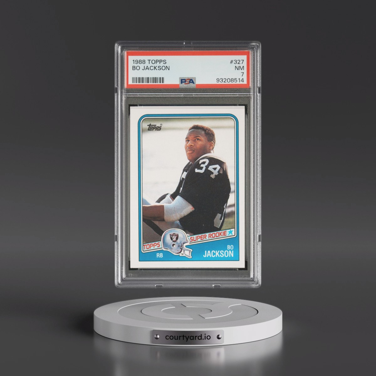 1988 Topps #327 Bo Jackson (PSA 7 NM)