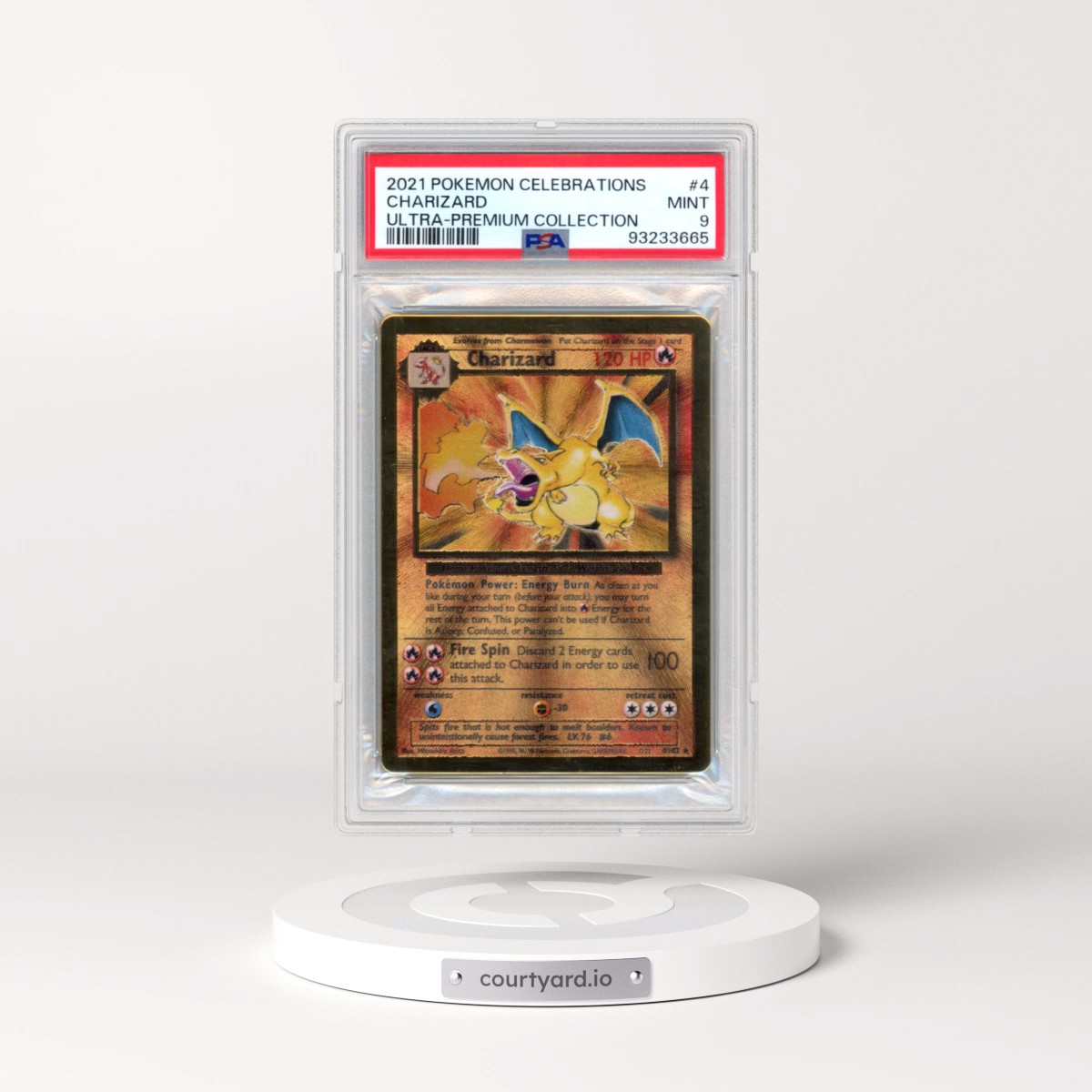 2021 Pokémon Celebrations Ultra-Premium Collection #4 Charizard (PSA 9 MINT)