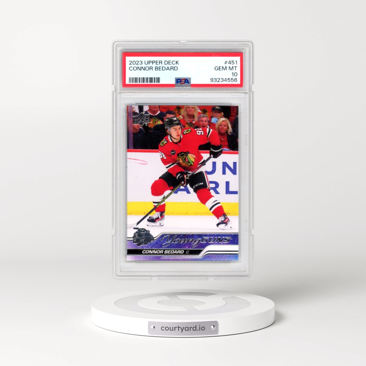 2023 Upper Deck Connor Bedard #451 PSA 10